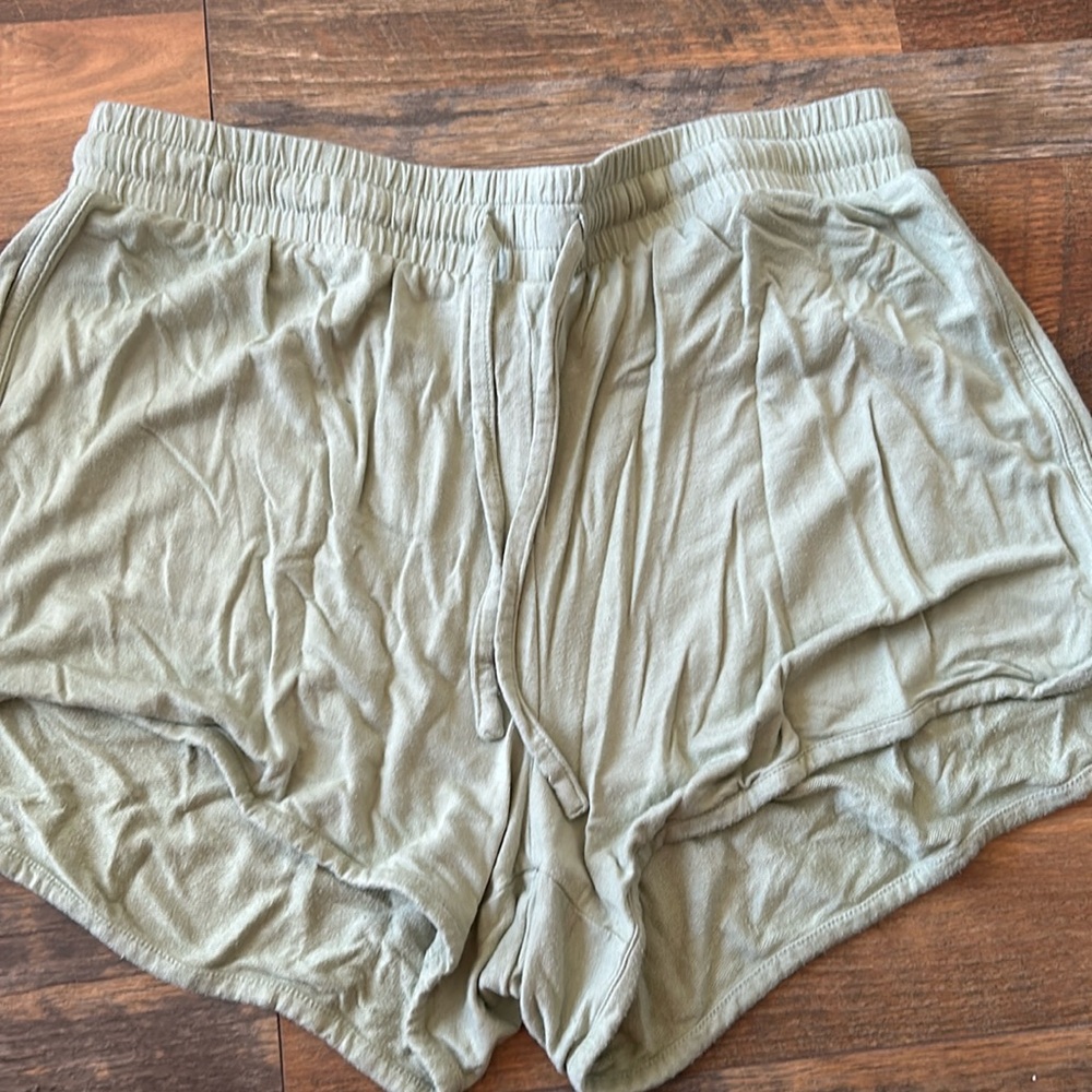 Dip sleepwear light sage pajama shorts